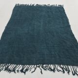 5x8 Art Decor Teal Green Vintage Kilim Rug, 157x230Cm
