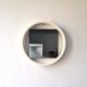 White ‘DZ84’ mirror by Benno Premsela for ‘t Spectrum, The Netherlands 1950's