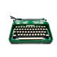 Machine à écrire Remington Concord vert anglais révisée ruban neuf
