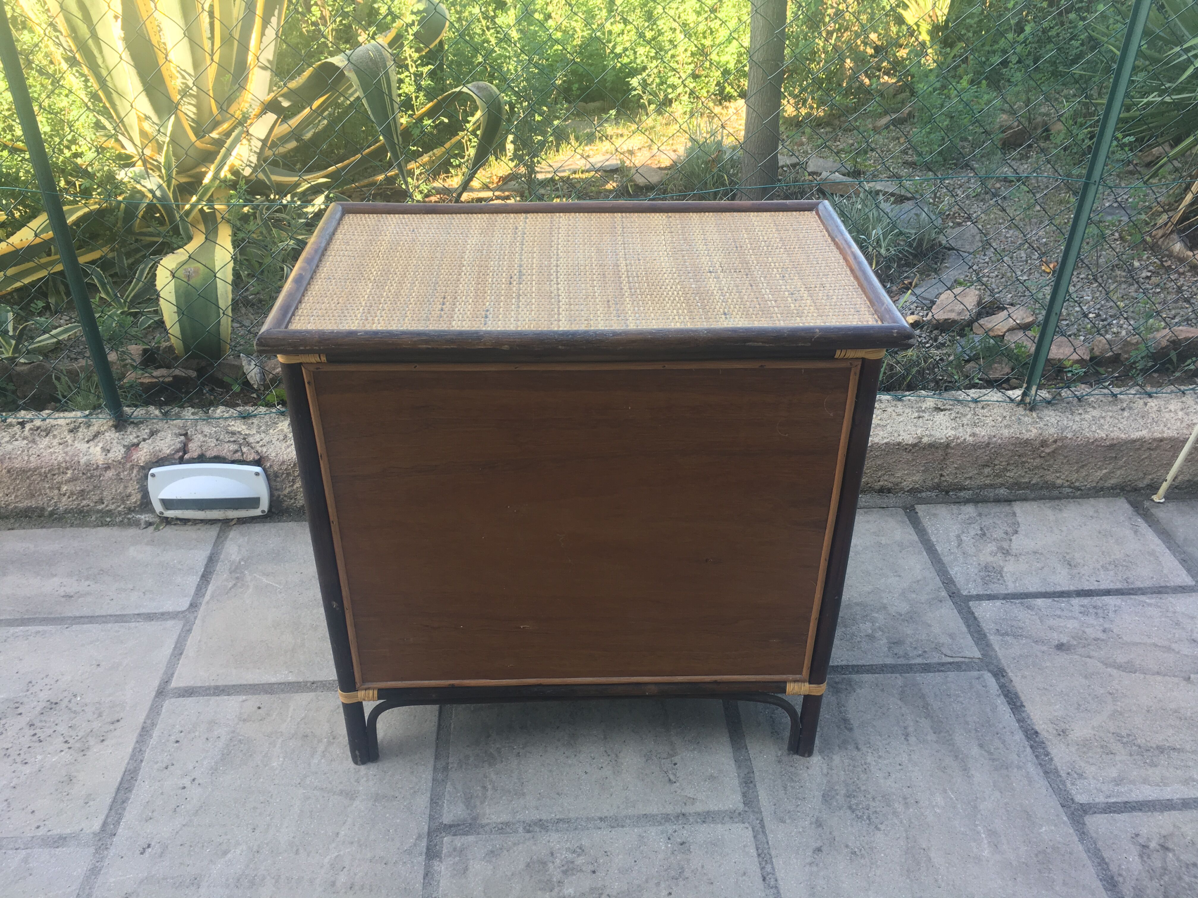 Chest of drawers  rattan 2 colors