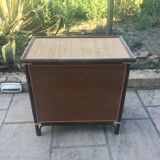 Commode en rotin 2 couleurs
