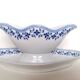 Cornflower iron gravy boat Saint Amand