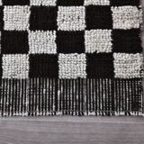 2x10 Checkered Moroccan Runner Rug 70x302Cm SK 242433