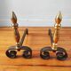 Paire de chenets vintage