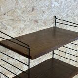 60's 70's oak string shelf module by Kajsa & Nils "Nisse" Strinning Sweden
