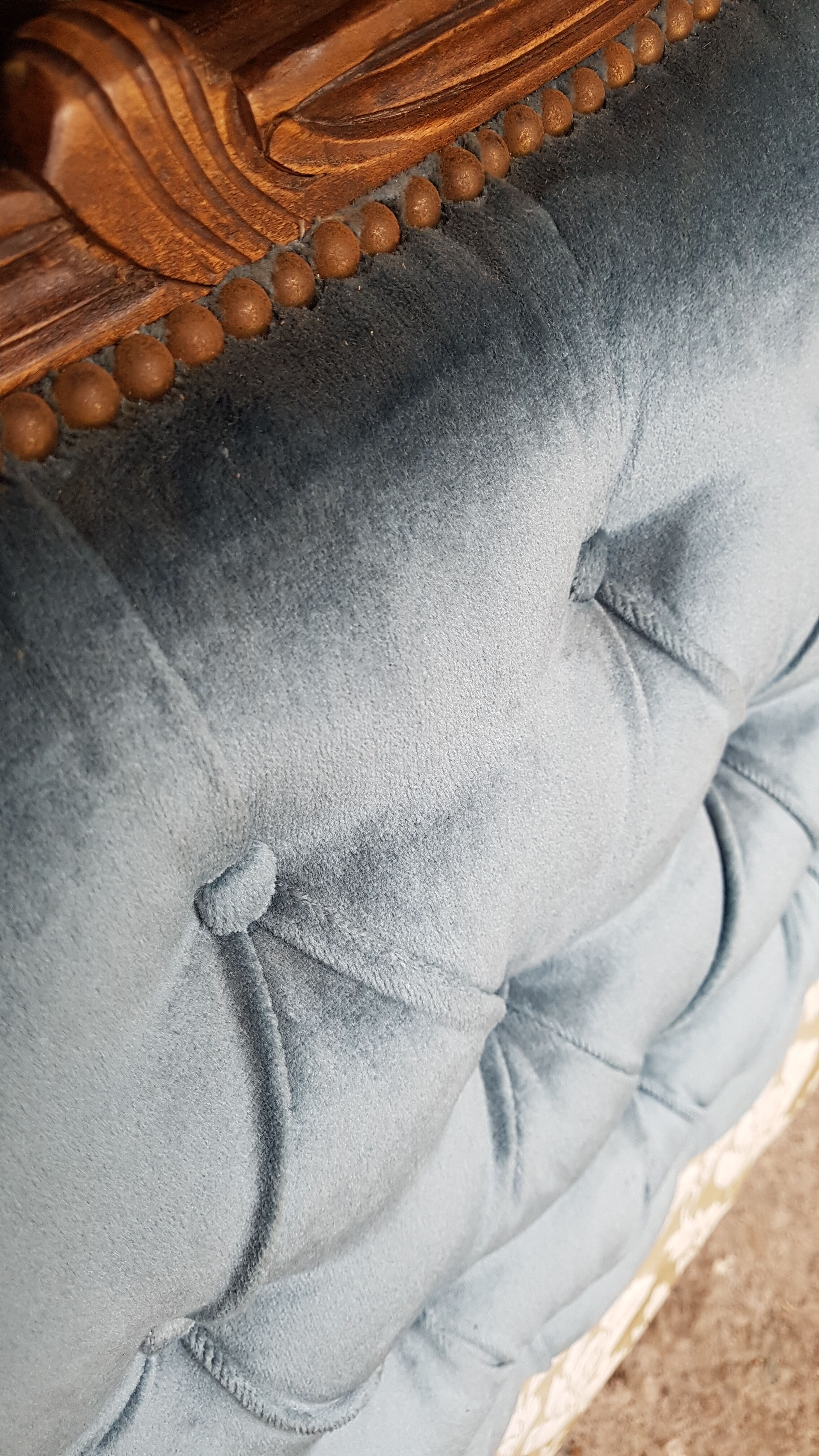 Old basket bed Louis XV style