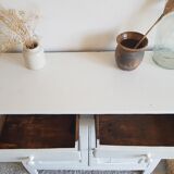 Old White Parisian Buffet