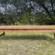 Early 20th century farmhouse table in fir and chestnut