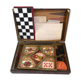 Ancien jeu de société jeu oie dames loto nain jaune jouet vintage