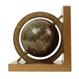 Serre-livres Globe en bois italien Mercurio D'oro