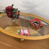 Mid-Century Retro Vintage Oak-Style Coffee Table by Nathan Furniture  Edged