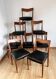 8 Scandinavian teak dining chairs