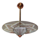 Art Deco Ceiling Chandelier, Saturn