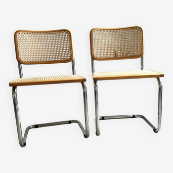 Chaises Cesca B32  par Marcel Breuer