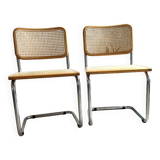 Cesca B32 chairs by Marcel Breuer