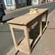 Table de drapier chêne