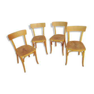 Set of 4 chairs vintage bistro Thonet