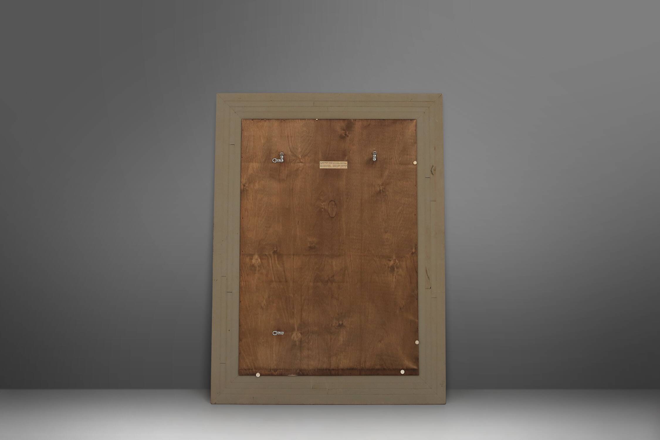 Timeless gilded mirror by Deknudt, Belgium in wood, Belgium ca. 1960