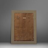 Timeless gilded mirror by Deknudt, Belgium in wood, Belgium ca. 1960