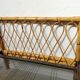 Pair of vintage rattan twin bed