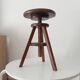 Tabouret de peintre vintage en bois massif