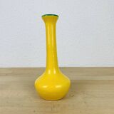 Vase soliflore Les Grottes Dieulefit céramique jaune