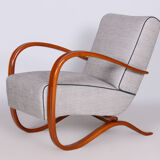 Paire de fauteuils H-269 restaurés, par Jindrich Halabala, UP Zavody, Tchèque, années 1930