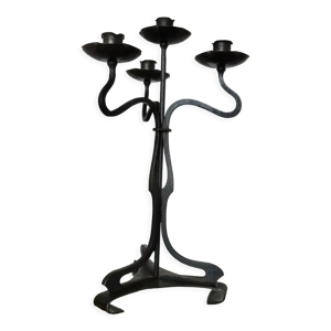 Bougeoir art nouveau signé musterschutz