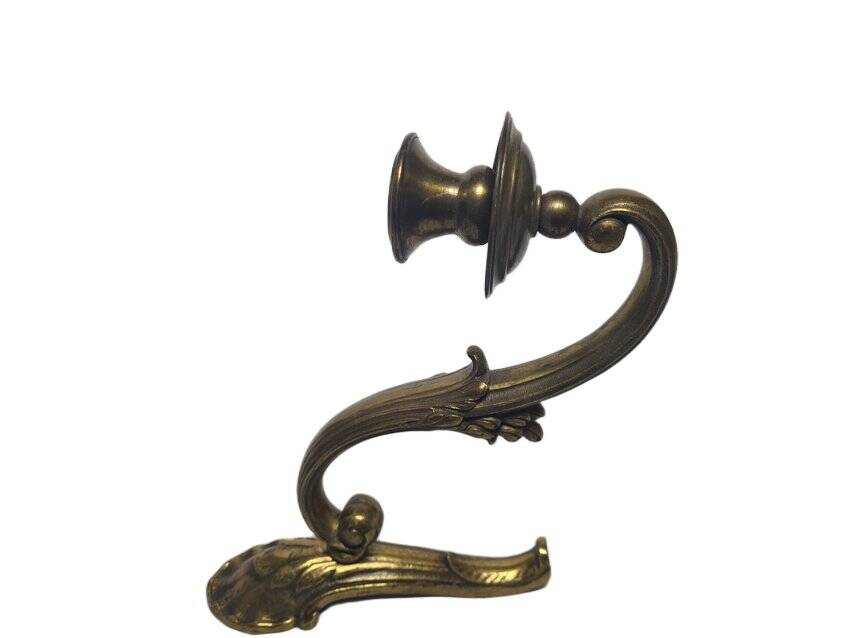 Antique bronze wall lamp, Germany, 1900s