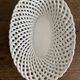 Bread basket or woven ceramic fruit bowl Italy