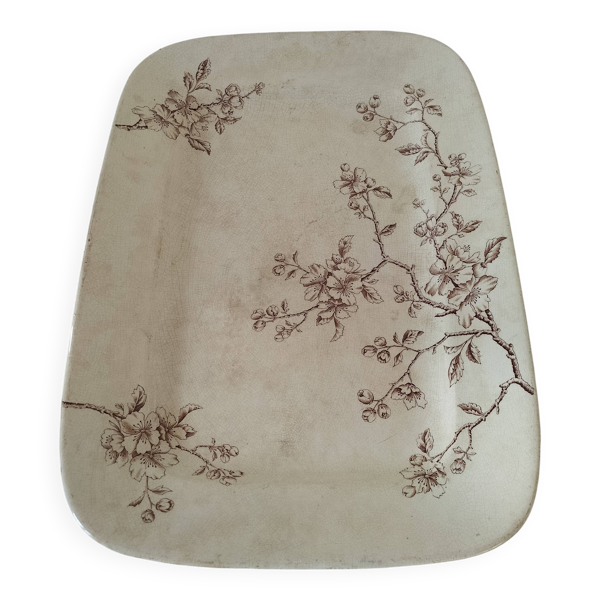 Plat ancien rectangulaire New Apple Blossom