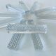 10 old crystal knife holders