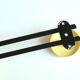 Black and yellow metal coat rack, 50s
