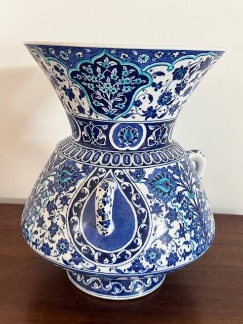 Vase céramique peint à la peint Izniz  Kutahya Turquie