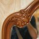 Vintage Art Deco decorative mirror with a thick frame.