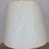 Brutalist ball lamp in openwork ceramic