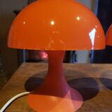 Pair of mushroom lamps