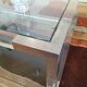 80s Lucite, Glass and Metal Coffee Table