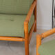 Green 2-seater sofa bench, Eastern Europe