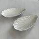 Set of 2 small Pillivuyt porcelain dishes – C-shaped bowls