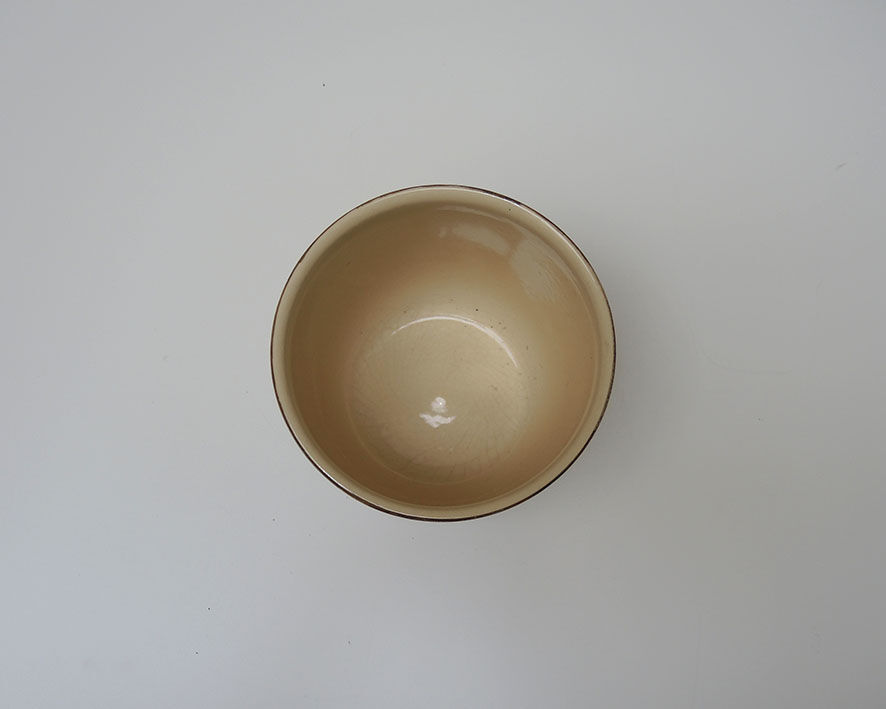 Old iridescent ceramic pot cover W. Germany