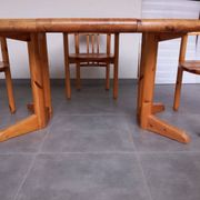 Table and chairs Denmark 1980s