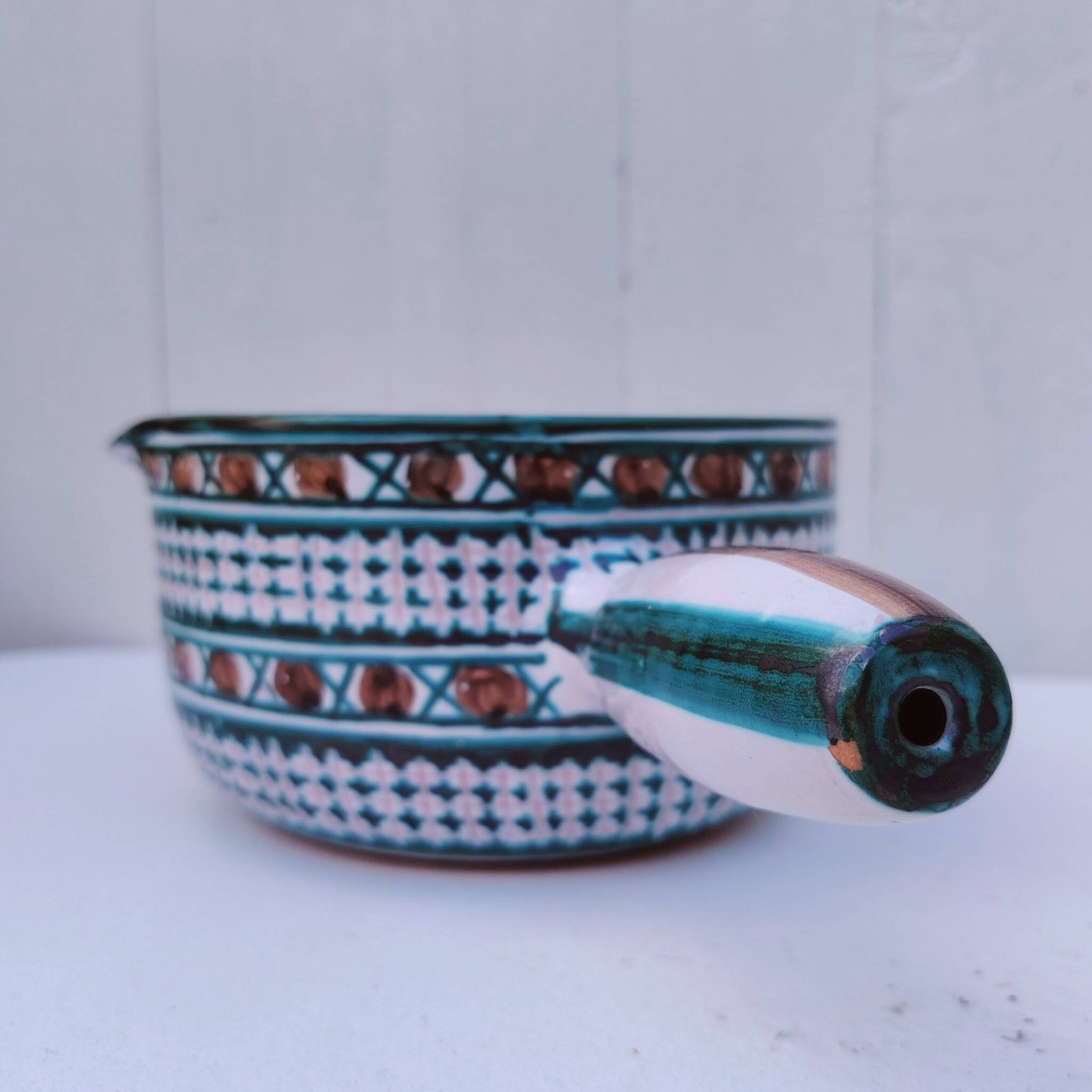 Casserole and ceramic bowl, Robert Picault, Vallauris