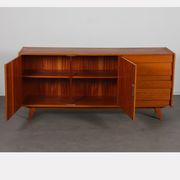 Wooden row by Jiroutek for Interier Praha, U-460, 1960