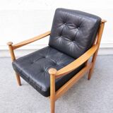 Danish leather armchair