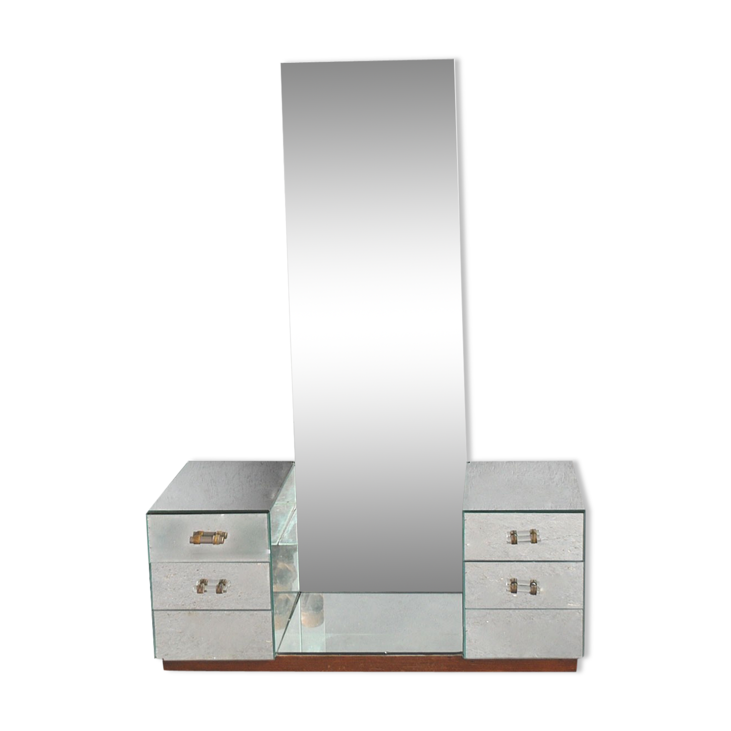 Dressing table mirror style 1940-6 drawers