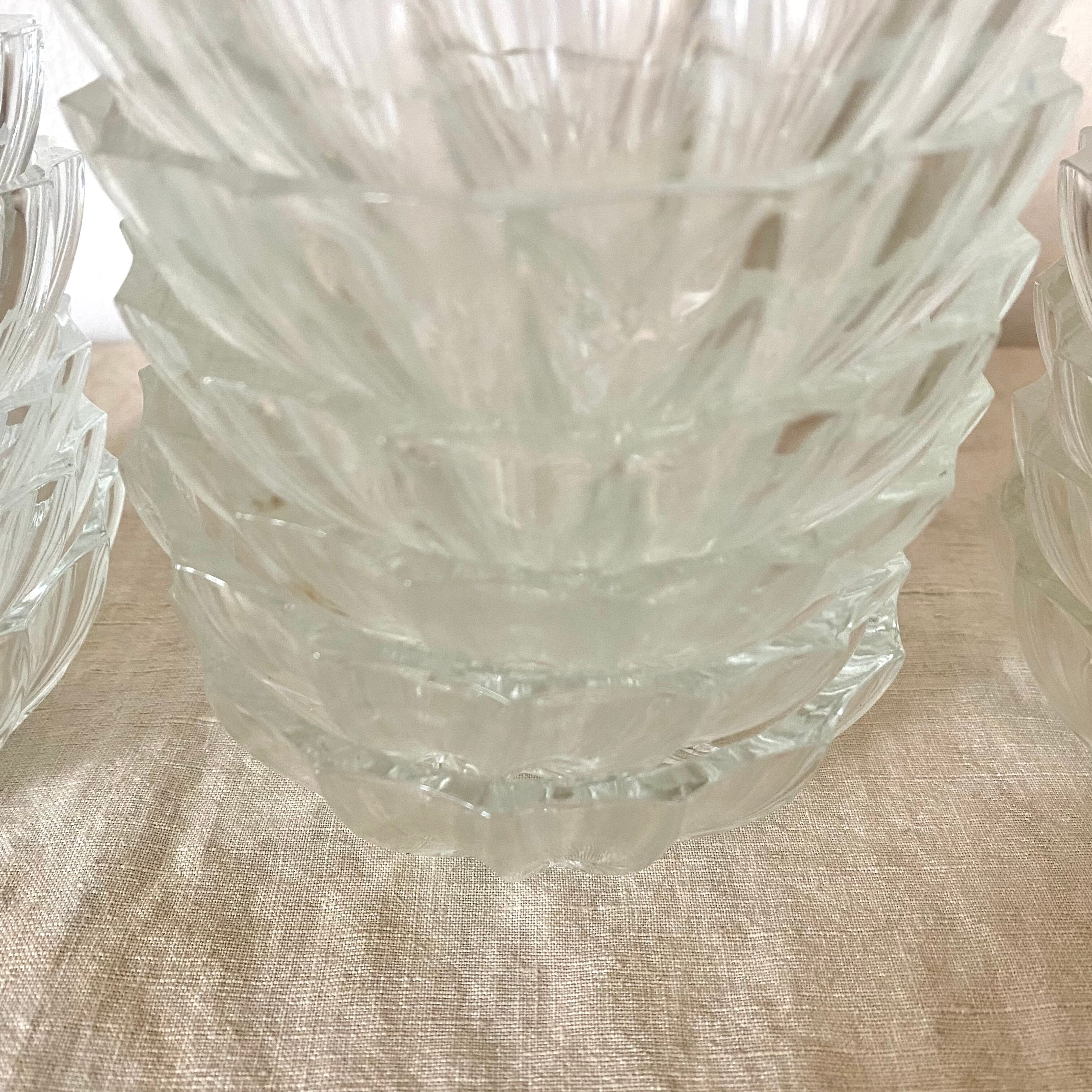 Vintage glass cups 17 pieces