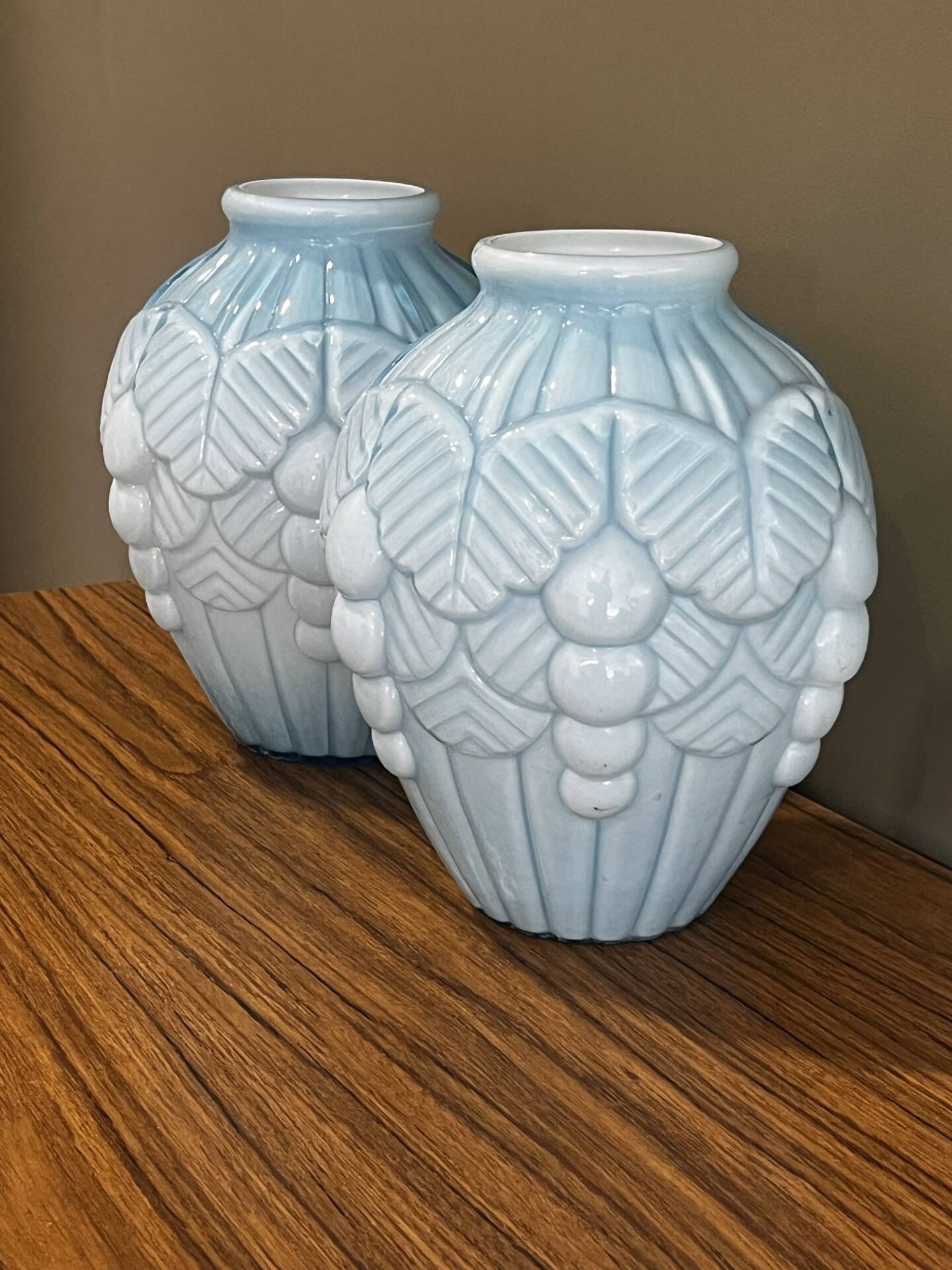 Pair of Art Deco vases