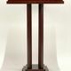 Antique - Square Guéridon Table - Art Deco Style - Oak