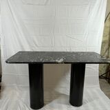 Marble and metal desk